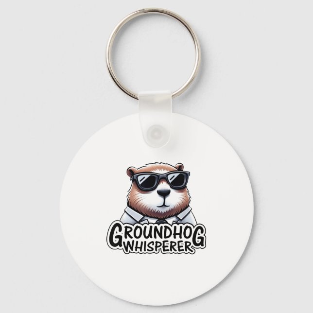 Porte-clés Équipe de chuchoteur de marmotte Équipage de l'omb (Recto)