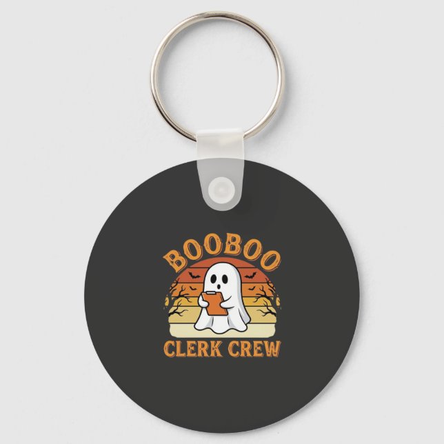 Porte-clés Équipe de commis Booboo Création de fantôme Hallow (Recto)