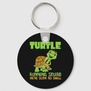 Porte-clés Équipe de course de tortues Nous sommes lents comm
