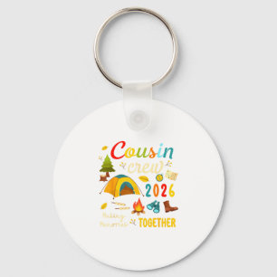 Porte-clés équipe de cousins 2026 créant des souvenirs voyage