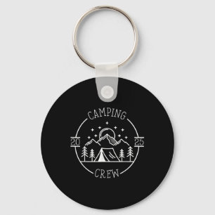 Porte-clés Équipe de cousins de camping 2025 Rassemblement fa