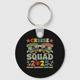Porte-clés Équipe de croisière 2025 Famille de jumelage de va