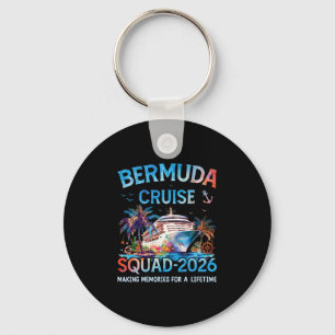 Porte-clés Équipe de Croisière aux Bermudes 2026 Vacances en 