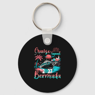 Porte-clés Équipe de croisière bermuda 2027 vacances tropical