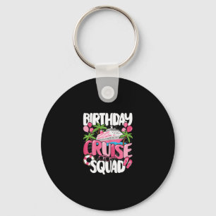 Porte-clés Équipe de croisière d'anniversaire Cute Sea Trip F