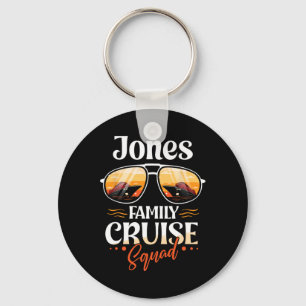 Porte-clés Équipe de croisière de la famille Jones Jones Vaca