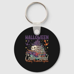 Porte-clés Équipe de croisière Halloween 2025 Voyage Hallowee