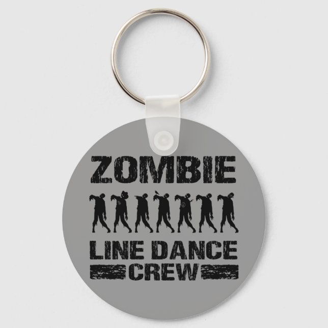 Porte-clés Équipe de danse de ligne Zombie (Recto)