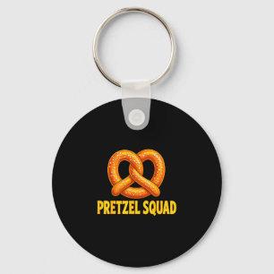 Porte-clés équipe de fan de bretzel torsadé