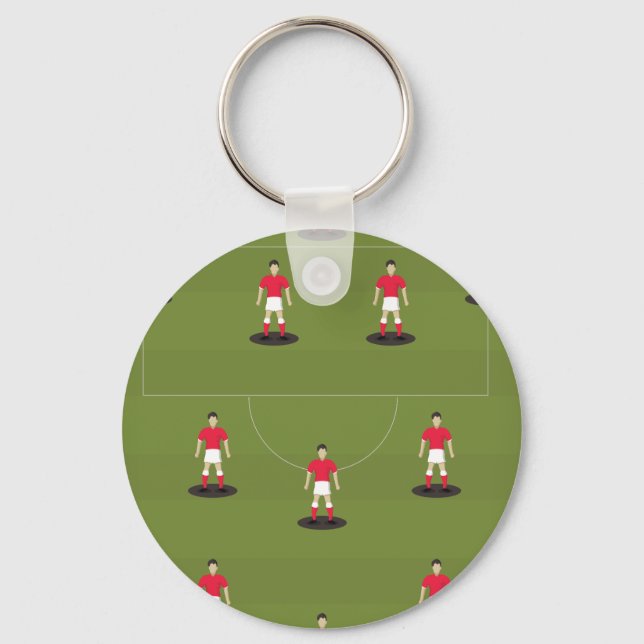 Porte-clés Équipe de football jouet (Recto)