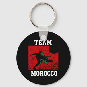 Porte-clés Équipe de football marocaine Maroc Fierté marocain