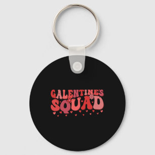 Porte-clés Équipe de Galentines Gang Saint-Valentin Drôle Gal