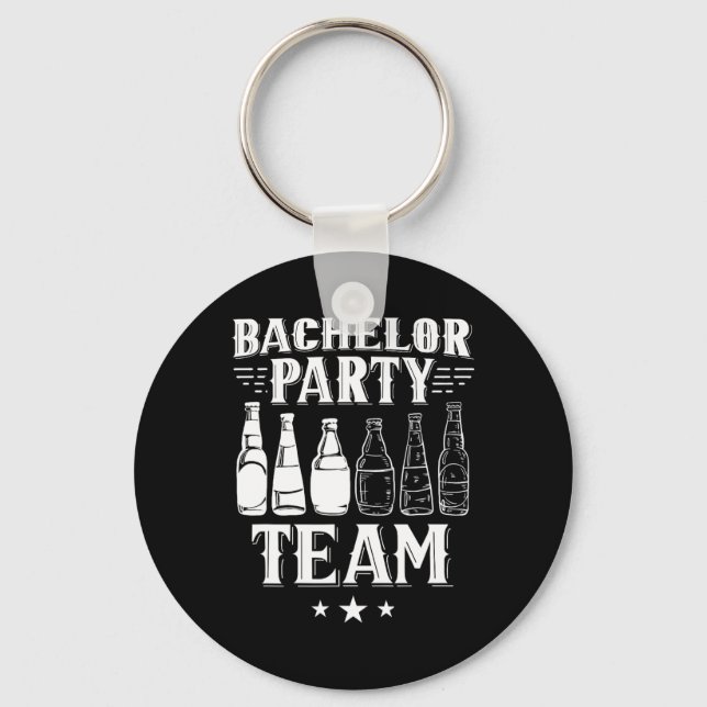 Porte-clés Équipe de garçon de bachelor marié 4  (Recto)