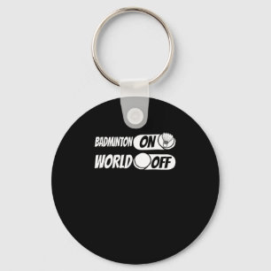 Porte-clés Équipe De Joueur De Navette - Racquet Badminton Su