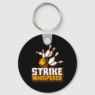 Porte-clés Équipe de la Ligue de Bowler Funny de Whisperer