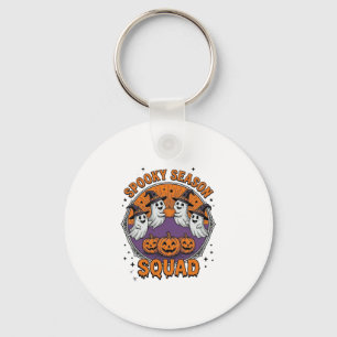 Porte-clés Équipe de la saison effrayante T-shirt Halloween f