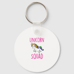 Porte-clés Équipe de licorne mignonne drôle de licorne party 