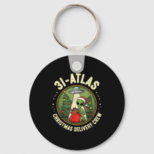 Porte-clés Équipe de livraison de Noël 3i_atlas Alien Santa S