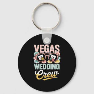 Porte-clés équipe de mariage à Vegas fête de jeune fille à La