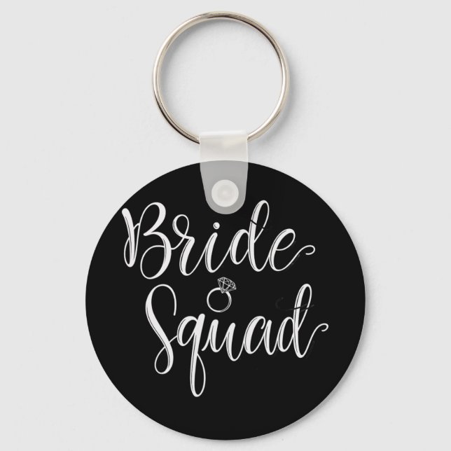 Porte-clés Équipe de mariée Mariage Équipe de mariée Fête Ent (Recto)