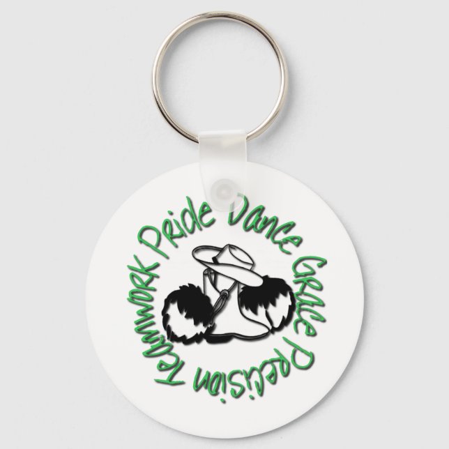 Porte-clés Équipe de perceuse - Danse Grace Précision Teamwor (Recto)