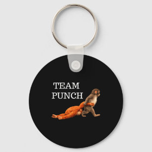 Porte-clés Équipe de punch bébé singe punch tendance mème gra