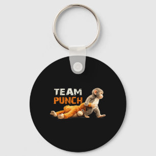 Porte-clés Équipe de punch de bébé singe Amoureux d'animaux m
