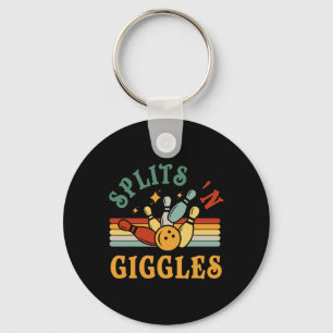 Porte-clés Équipe de quilles Funny Splits n Giggles Hommes Fe