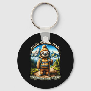 Porte-clés Équipe de randonnée Nature Sloth On y sera quand o