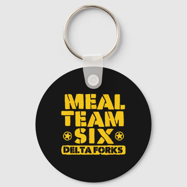 Porte-clés Équipe de repas Six Delta Fourches  (Recto)