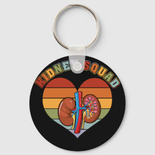 Porte-clés Équipe de rétro de l'équipe de kidney Néphrolo