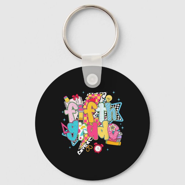 Porte-clés Équipe de rêve de 5e année Prépa Rentrée des class (Recto)