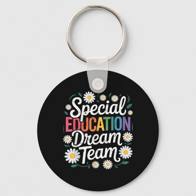 Porte-clés Équipe de rêve de l'éducation spéciale Rentrée Édu (Recto)