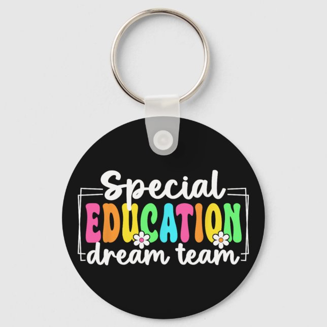 Porte-clés Équipe de rêve de l'éducation spécialisée Ck à l'é (Recto)