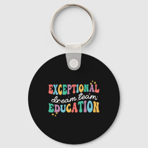 Porte-clés Équipe de rêve pour l'éducation exceptionnelle Ens