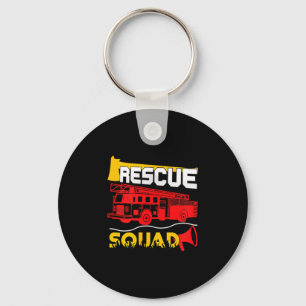 Porte-clés Équipe de secours Sauveteur Cadeau de pompier Fier