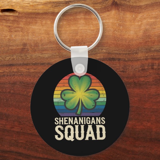 Porte-clés Équipe de Shenanigans Saint-Patrick Groupe  (Recto)
