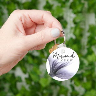 Porte-clés Équipe de sirènes   Lavande Purple Chic Bacheloret