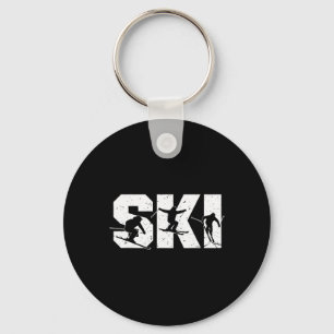Porte-clés Équipe de ski Freestyle Ski drôle extrême hiver Sp