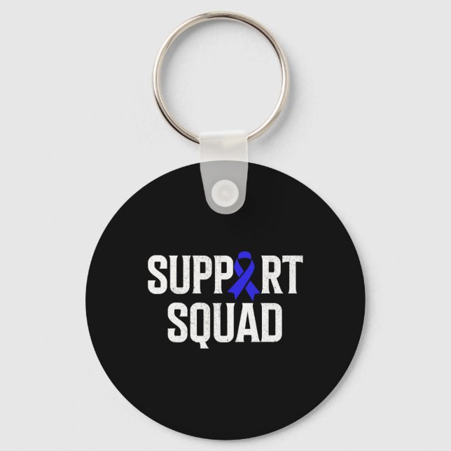 Porte-clés Équipe de soutien aux guerriers d'Alopecia Sensibi (Recto)