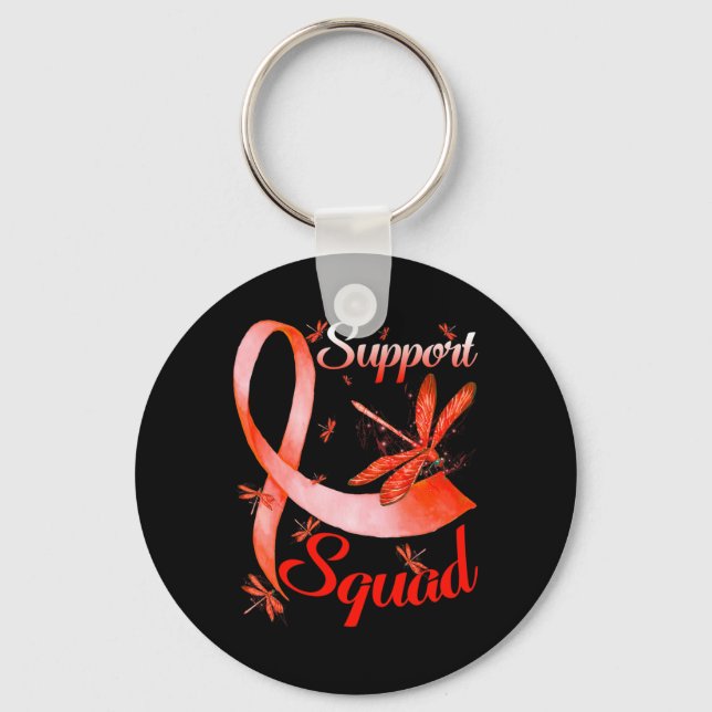 Porte-clés Équipe de soutien aux guerriers Dragonfly Rsd Crps (Recto)