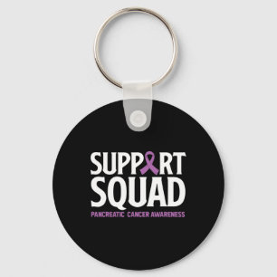 Porte-clés Équipe de soutien du cancer pancréatique Cancer du