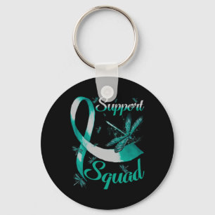 Porte-clés Équipe de soutien guerrier Dragonfly Polycystic Re