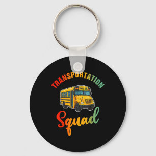 Porte-clés Équipe de transport Drôle de chauffeur de bus Rent