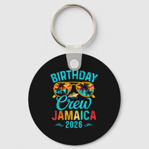 Porte-clés équipe de vacances d'anniversaire en Jamaïque 2026