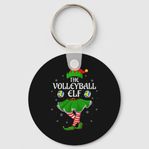Porte-clés Équipe de volley-ball Noël Famille Filles Femmes L