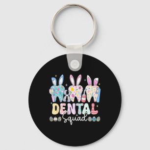 Porte-clés Équipe dentaire jour de Pâques drôle de dents dent