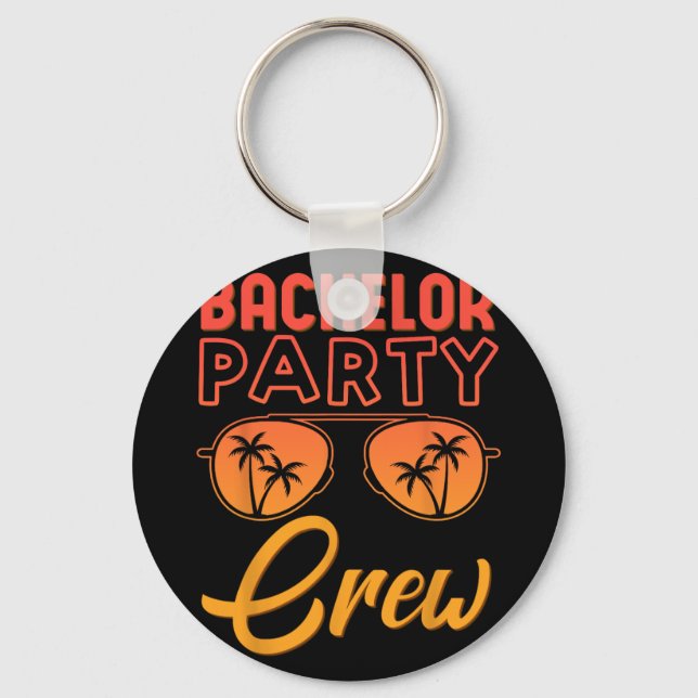 Porte-clés Équipe d'enterrement de vie de garçon Groupe de ma (Recto)