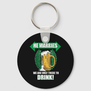 Porte-clés Équipe d'hommes de marié enterrement de vie de gar
