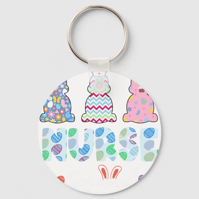 Porte-clés équipe d'infirmières, rétro, vintage (Recto)